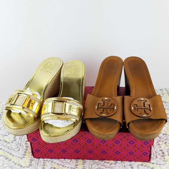 Tory Burch Shoes - (2) Tory Burch Pattiy Wedges!